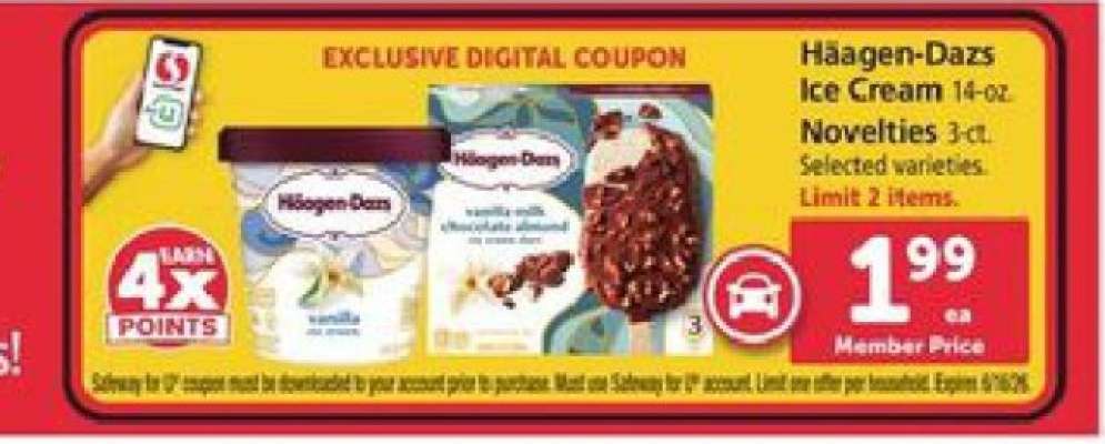 Häagen Dazs Ice Cream