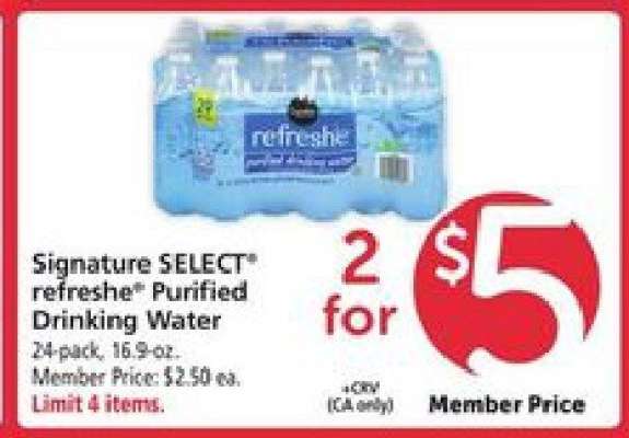 Signature Select Refreshe Purified Drinking Water