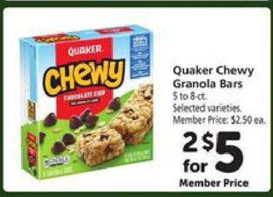 Quaker Chewy Granola Bars