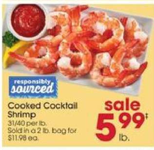 Cooked Cocktail Shrimp