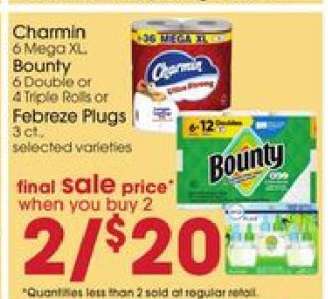 Charmin, Bounty, or Febreze Plugs
