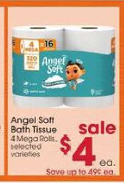 Angel Soft Bath Tissue