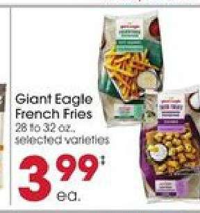 Giant Eagle French Fries