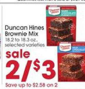 Duncan Hines Brownie Mix