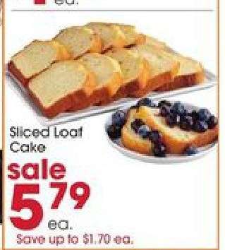 Sliced Loaf Cake