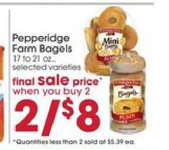 Pepperidge Farm Bagels
