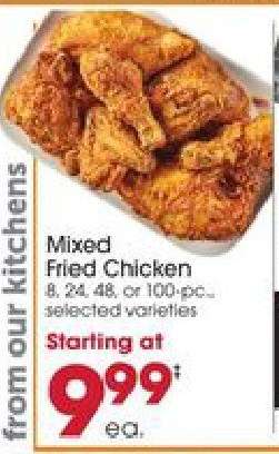 Mixed Fried Chicken