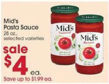 Mid's Pasta Sauce