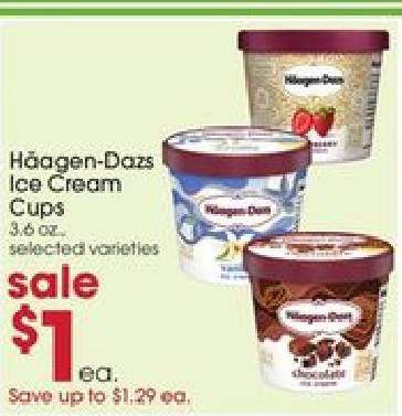Häagen-Dazs Ice Cream Cups