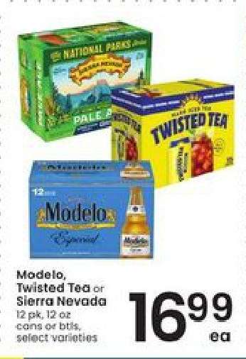 Modelo, Twisted Tea or Sierra Nevada
