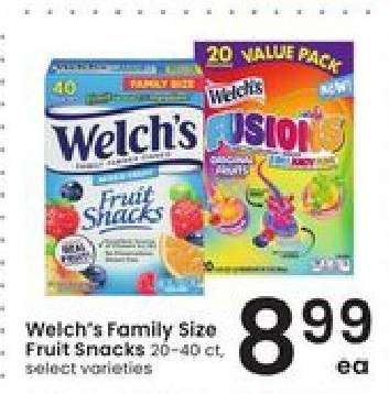 Welch's Family Size Fruit Snacks