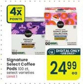 Signature Select Coffee Pods