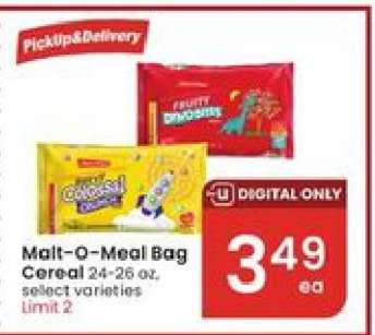 Malt O Meal Bag Cereal