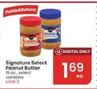 Signature Select Peanut Butter