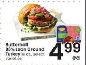 Butterball 93% Lean Ground Turkey