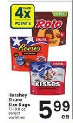 Hershey Share Size Bags
