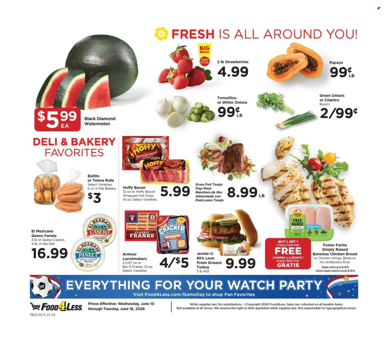 Food 4 Less ad - 06/10/2026 - 06/16/2026. Page 5
