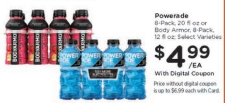 Powerade or Body Armor