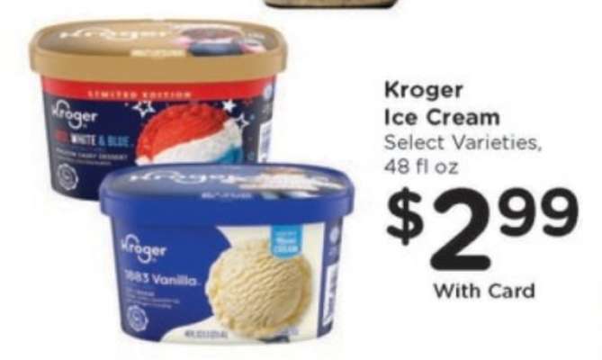 Kroger Ice Cream