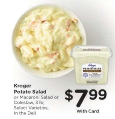 Kroger Potato Salad