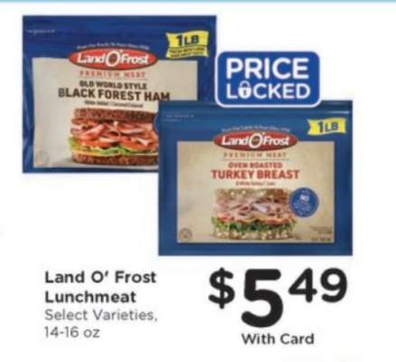 Land O’ Frost lunchmeat