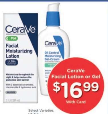 CeraVe Facial Lotion or Gel