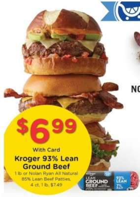 Kroger 93% Lean Ground Beef