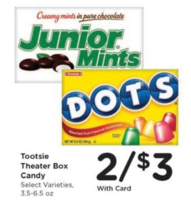 Tootsie Theater Box Candy