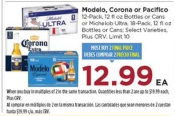 Modelo, Corona or Pacifico