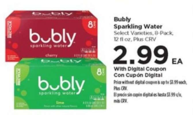 Bubly Sparkling Water