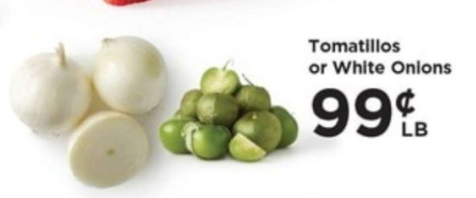 Tomatillos or White Onions