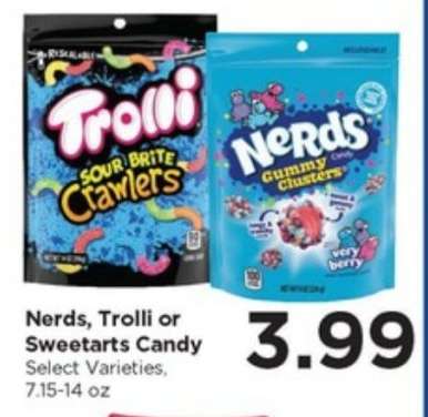 Nerds, Trolli or Sweetarts Candy*