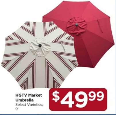 HGTV Market Umbrella