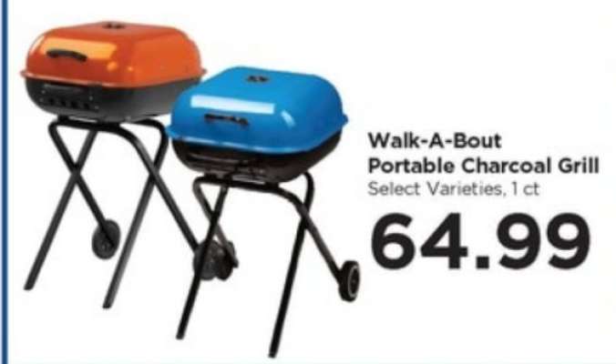 Walk-A-Bout Portable Charcoal Grill