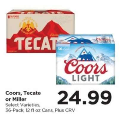 Coors, Tecate or Miller
