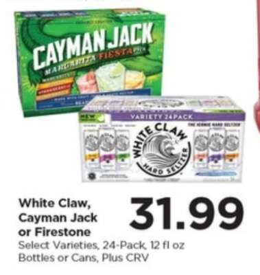 White Claw, Cayman Jack or Firestone
