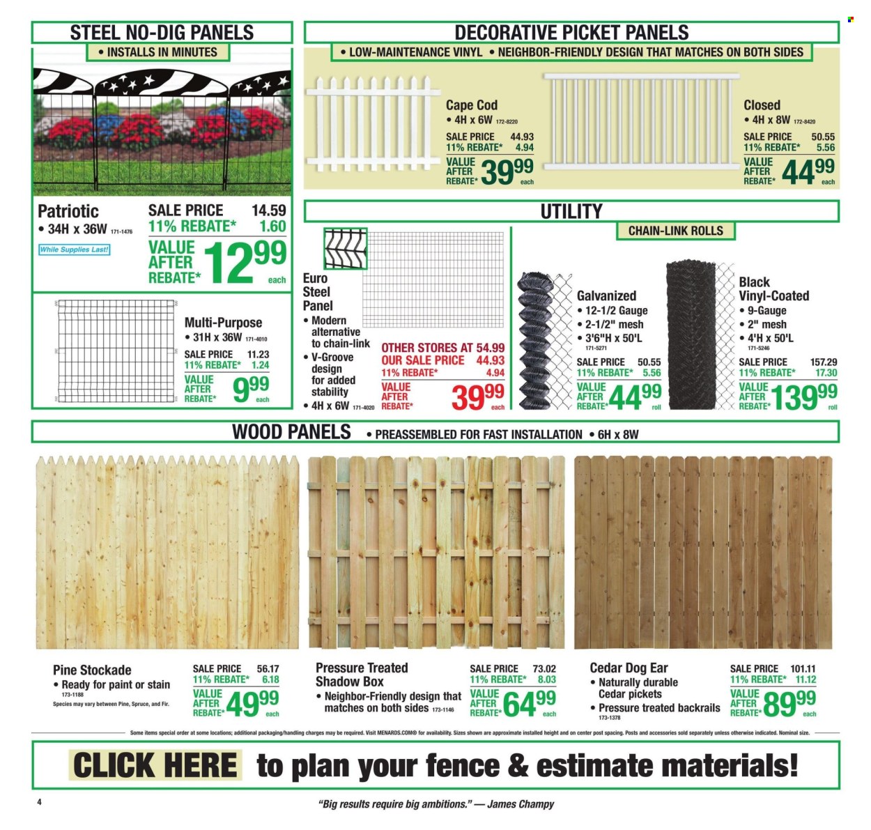 Menards ad - 06/11/2026 - 06/21/2026. Page 4