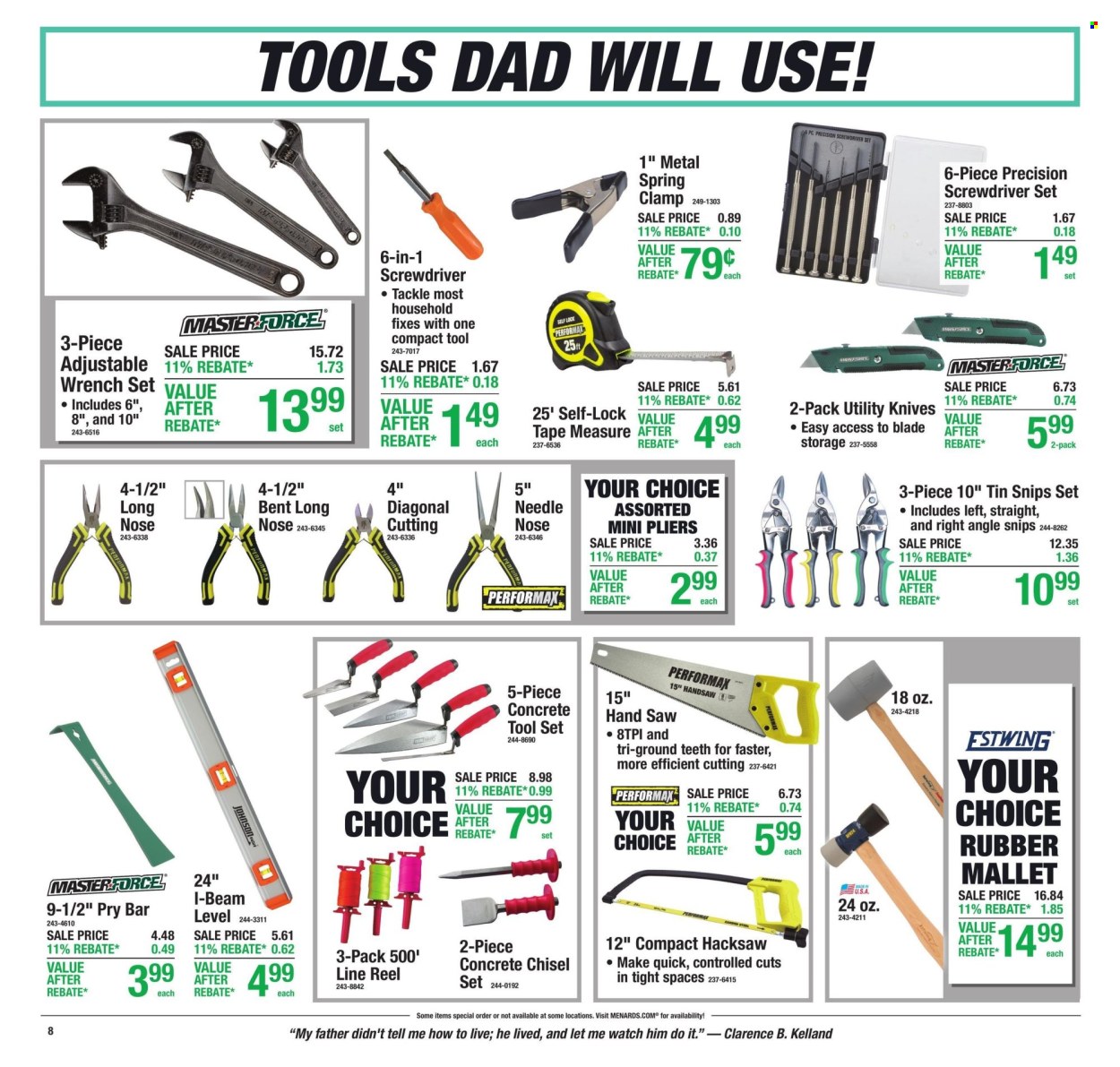 Menards ad - 06/11/2026 - 06/21/2026. Page 9
