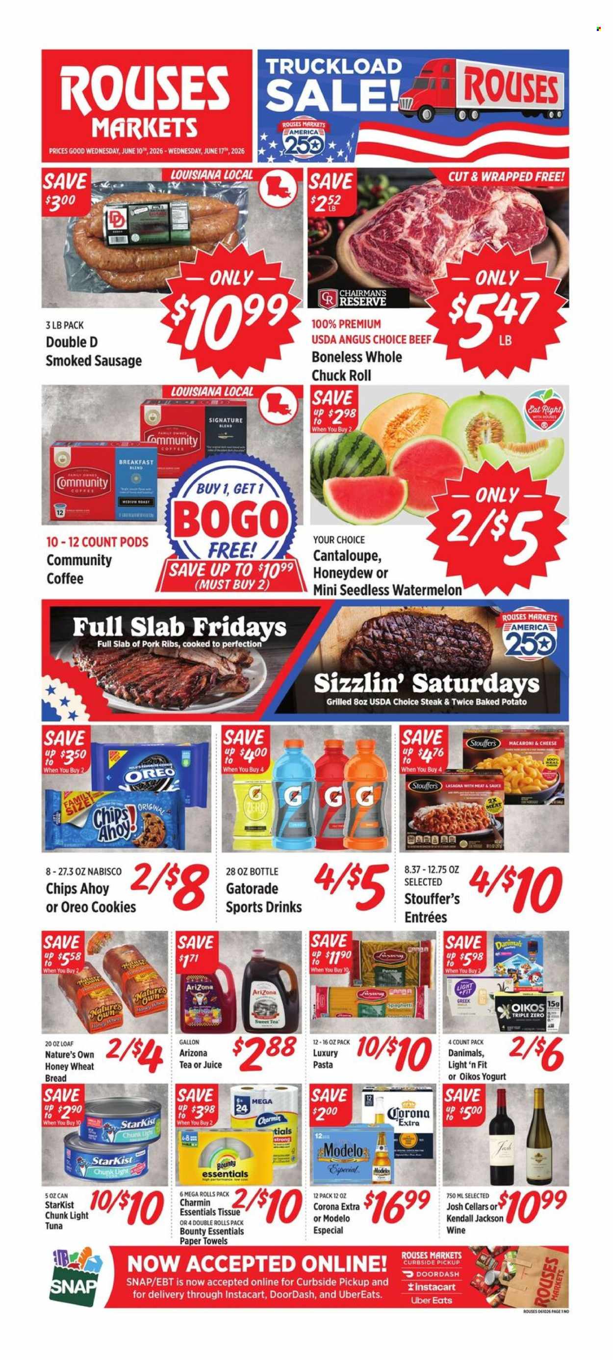 Rouses Markets ad - 06/10/2026 - 06/17/2026. Page 1