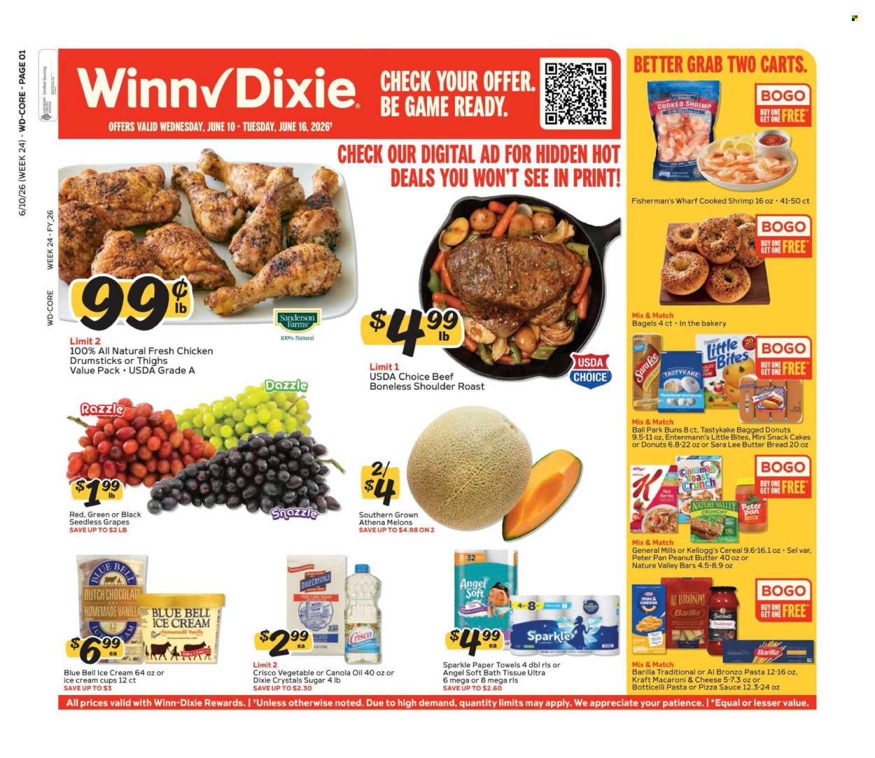 Winn Dixie ad - 06/10/2026 - 06/16/2026. Page 1