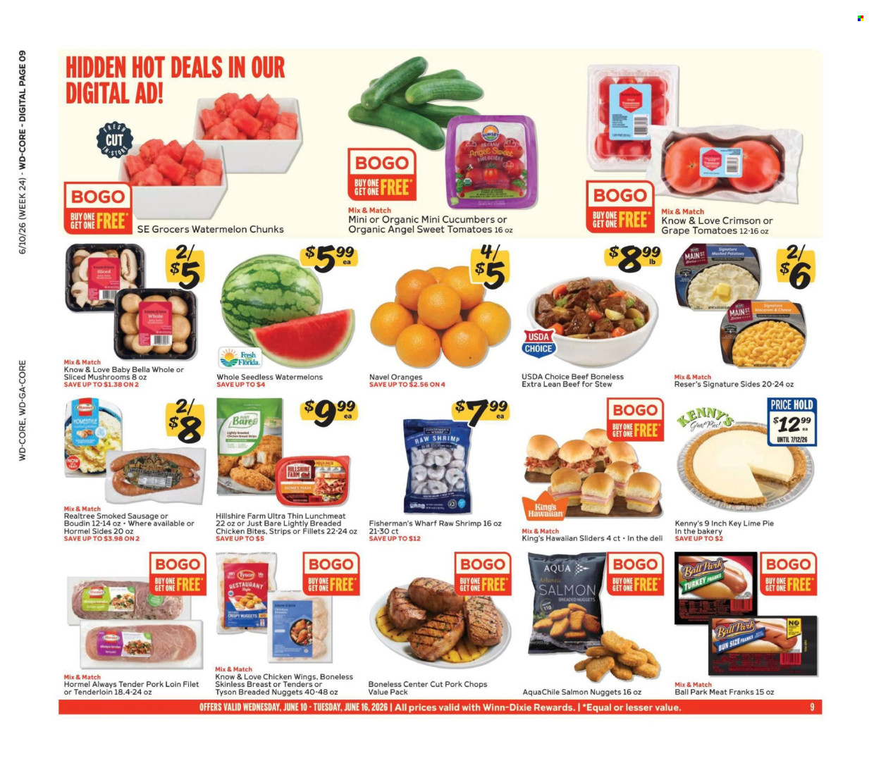 Winn Dixie ad - 06/10/2026 - 06/16/2026. Page 9