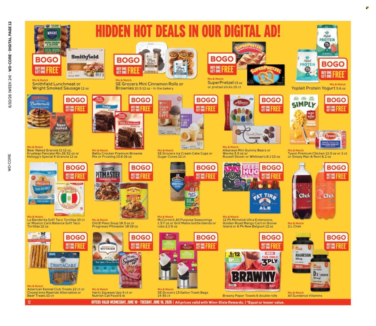 Winn Dixie ad - 06/10/2026 - 06/16/2026. Page 12