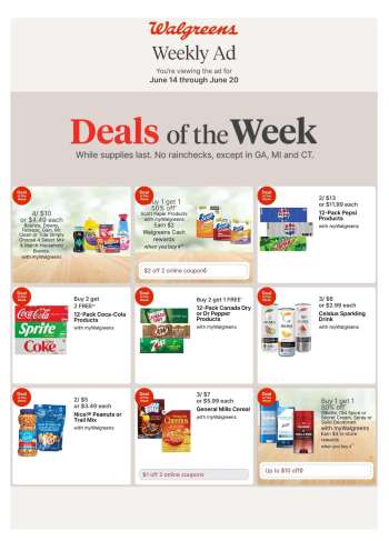 Walgreens Flyer - 06/14/2026 - 06/20/2026.