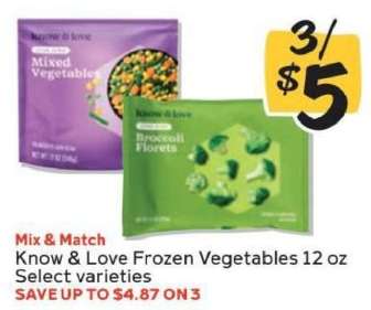 Know & Love Frozen Vegetables