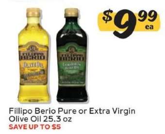 Fillipo Berio Pure or Extra Virgin Olive Oil