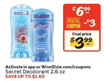 Secret Deodorant
