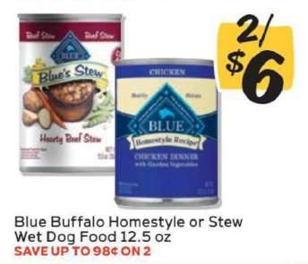 Blue Buffalo Homestyle or Stew Wet Dog Food