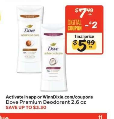 Dove Premium Deodorant