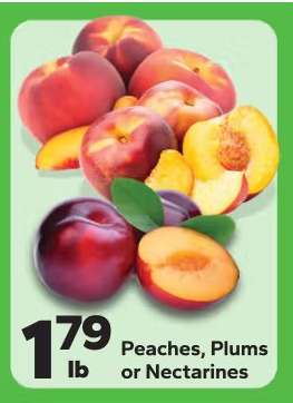 Peaches, Plums or Nectarines