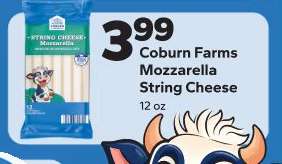 Coburn Farms Mozzarella String Cheese